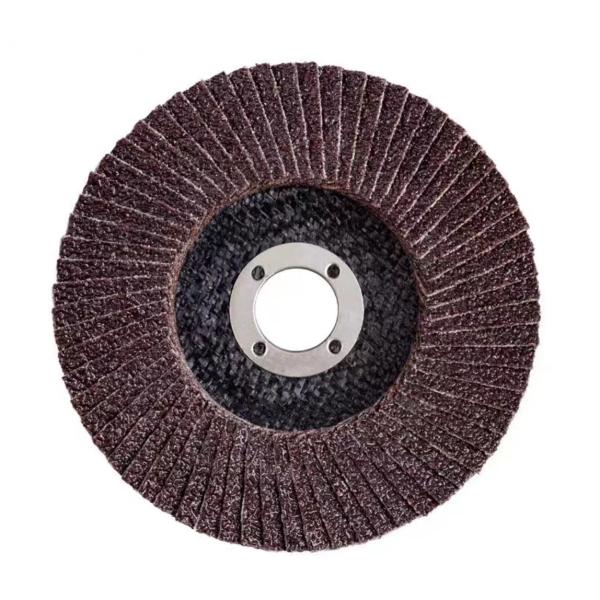 60 mm DlA Roda de flap arredondada com eixo durável e de longa duração espessura 80 120 grãos