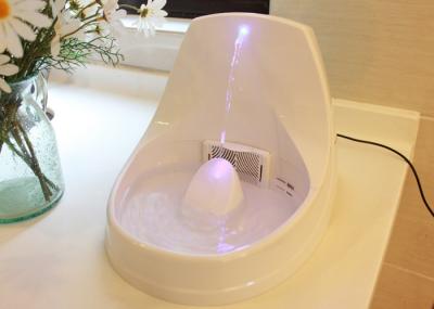 Blue LED light Electric Pet Water Fountain BPA Free Plastic Design