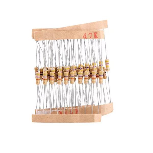 1/8W Carbon Film Resistor Fixed Axial Leaded Resistor 5K6 47K 820K