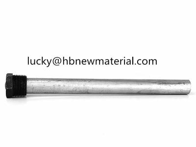 3/4 NPT X 20.62 Az31b Magnesium Anode Rod , Extruded Water Heater Anode