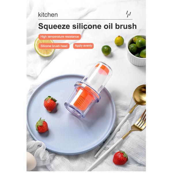 Convenient Tools Silicone Bottle and Oil Brush for Cooking Needs