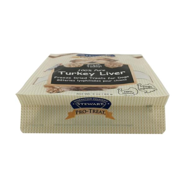 Изготовленный на заказ Gravure печатая пластиковую упаковку корма для домашних животных кладет плоское дно в мешки 100-300 микронов толстое