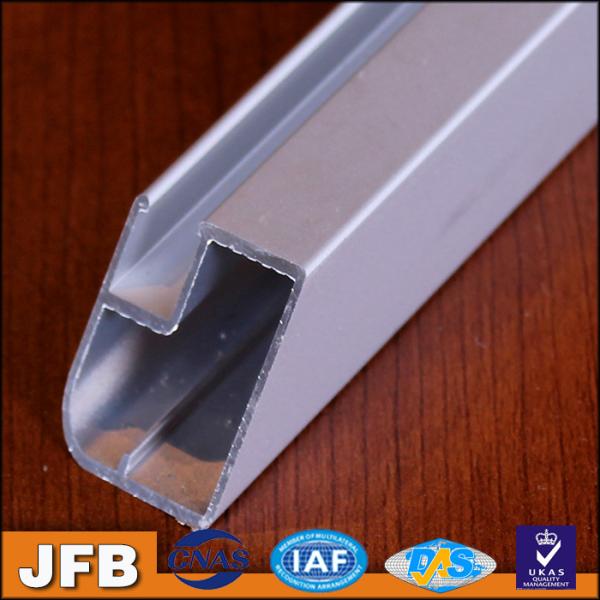 Item L09 3000meters anodized silver  extrusion for kitchen cabinet aluminum profile