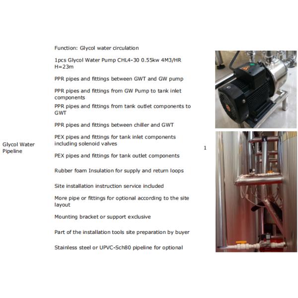 Durable Ss Glycol Cooling System For Hotels , Industrial Air Cooled Chiller