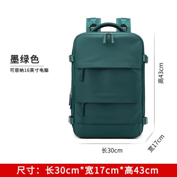 Waterproof Anti-theft Custom Nylon Polyester Travel Bag Laptop Business Hiking Backpack with USB Charging Port