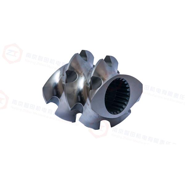 Precision CNC Machined Screw Elements with PM-HIP Grades and Vacuum Heat Treatment for Twin Screw Extruders