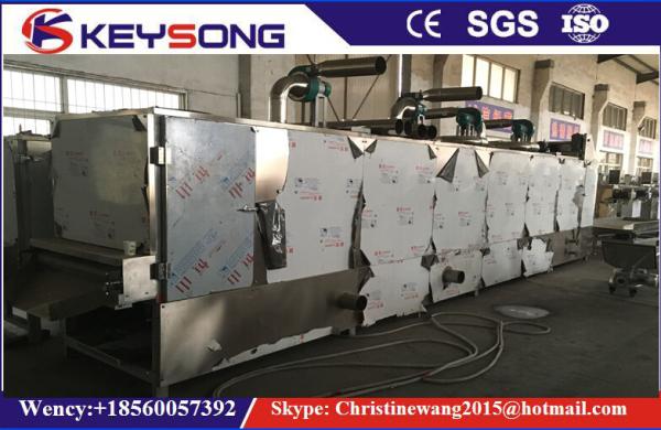 Mesh Belt Vegetables Food Drying Equipment , Steam Heating Commercial Food Dehydrator