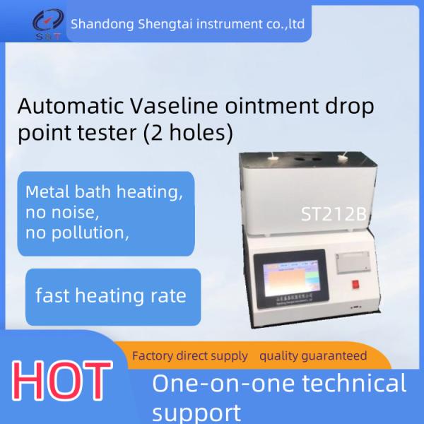 Fully Automatic Vaseline Plaster Drop Point Tester 2 Holes USB Display