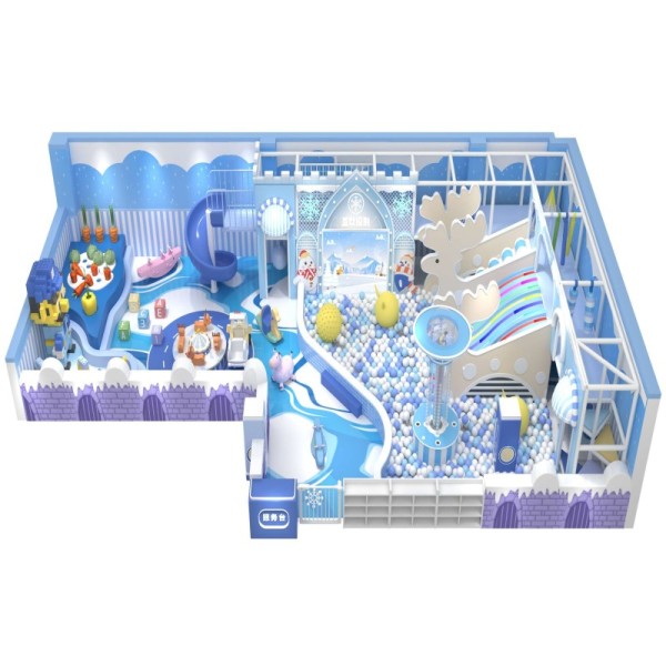 Themed Mini Park Indoor Sand Pit Nature Soft Sand Pool for Kids Naughty Castle