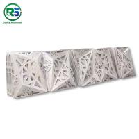 Les formes multiples murent les panneaux en aluminium de séparation ont structuré décoratif