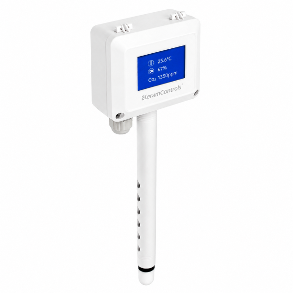 KAQ90 Series CO₂ & Temperature & RH Transmitter with ±0.5 °C Accuracy and 0–95% RH Range for Indoor Monitoring