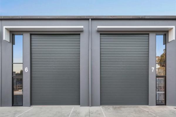 Perspective Ventilation Security Roller Shutters , Baking Paint Stainless Steel Shutters
