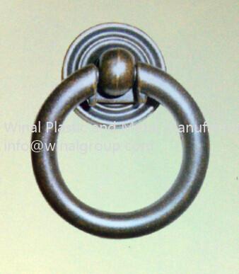 Round pull ring furniture handle,L63mm*W51mm,antique bronze,size & finish can be OEM.