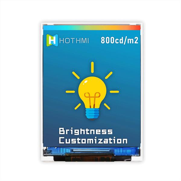 Handheld солнечный свет читаемое TFT-H02401QVIST8N40 дюйма 240x320 дисплея 2,4 MCU TFT LCD