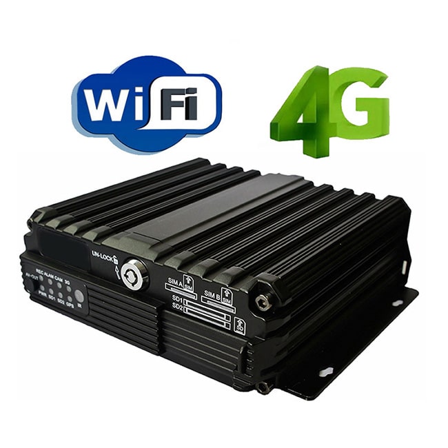 Входной сигнал сигнала тревоги 4 каналов черни 8 GPS мобильный DVR соединителя авиации Pin для автомобиля