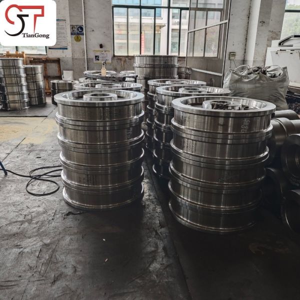 Forged Crane Wheel For Overhead Crane Trolley Running Mechanism Components
