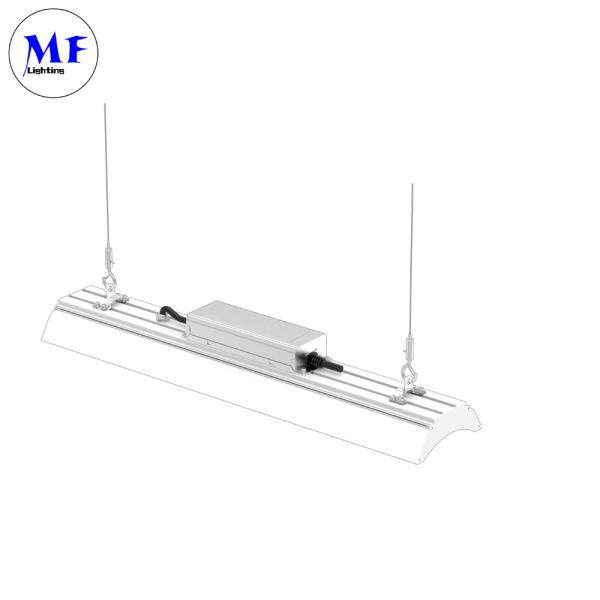 100W IP66 LED linear à prova d'água Luz de baía alta Ângulo de feixe à prova de poeira 60° /90° /80*150° /90*120° Lente PC Para Shopping Mall