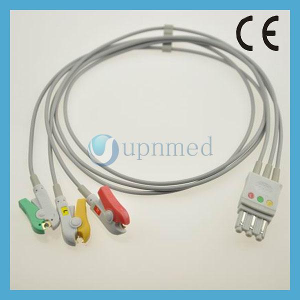 M1672A Philips 3 Lead ECG cable,3 Lead ecg lead Set
