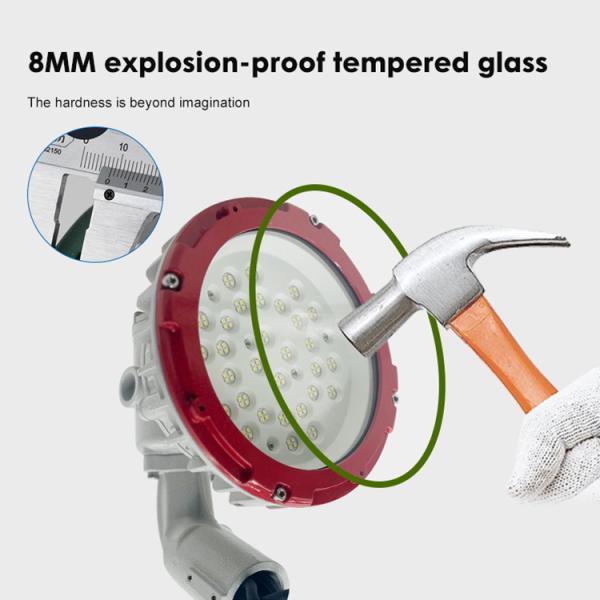 50 Вт 60 Вт 70 Вт взрывозащитные светильники Алюминиевые лампы ATEX