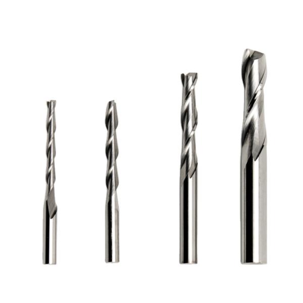 YingBa Customized CNC Router Bit 6mm Two Flute Spiral Solid Carbide End Mill Wood Milling Cutters for MDF Wood Working Tool