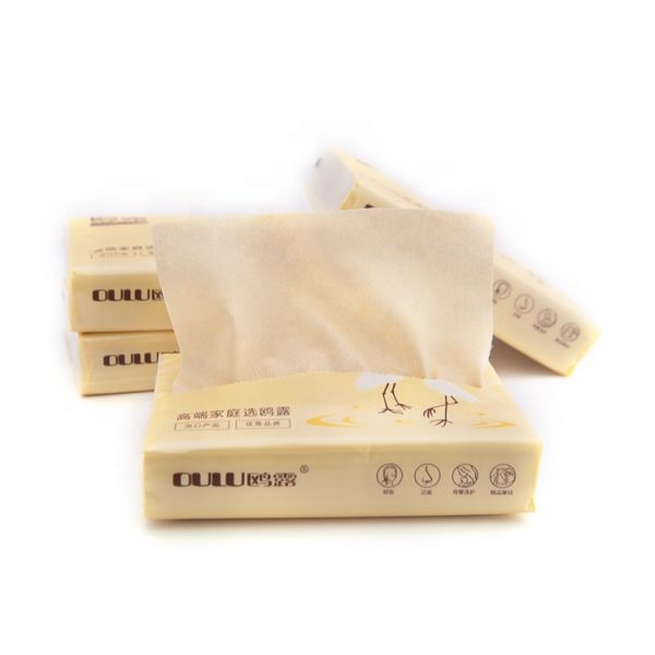 100% Virgin Bamboo Pulp Soft Baby Care Extra Soft Baby Dry Facial Tissue Paper