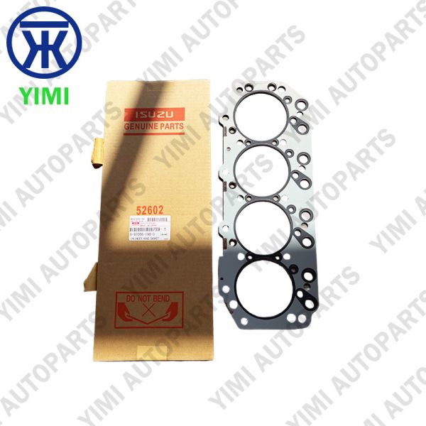 Cylinder Head Gasket with Metal-Based Composite Construction and Pre-Compressed Fire Rings for ISUZU 4JG2 Engine - ISO 9001 Certified
