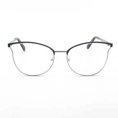 Quadro de aço inoxidável fêmea clássico Cat Eye Glasses do metal
