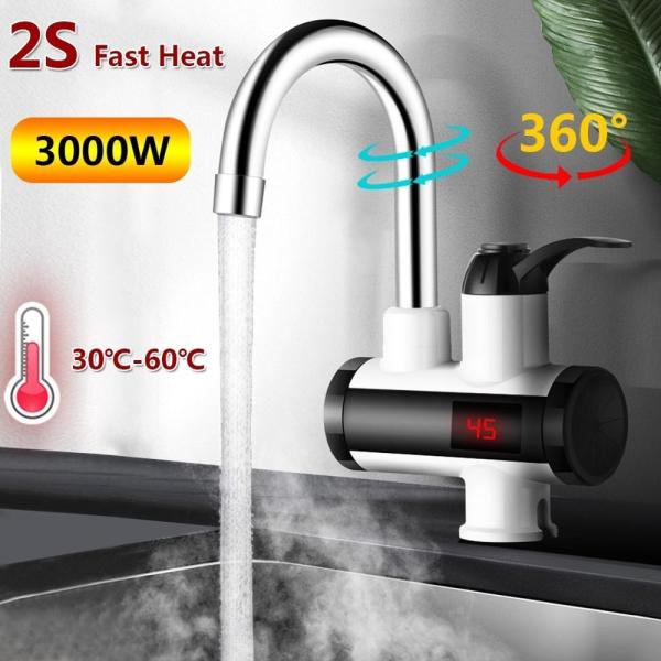 Жара установленная палубой подогревателя 360 градусов вращая Faucet быстрая многофункциональное LVD