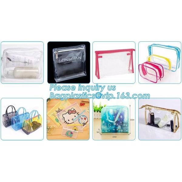 Waterproof PVC Bicycle Seat Bag/Multifunction Bike Tube Bag/Cycling Frame Saddle Bag, PVC makeup Bag Pouches Tote Clear