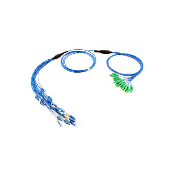 LC Fiber Optic Cable Pigtail With 0.9mm 12 Colors Mini Breakout Cable