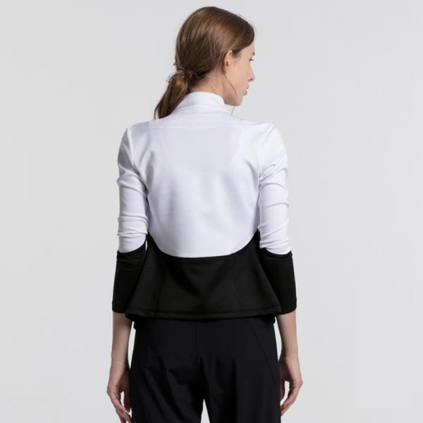 Full Zip Slim Football Training Tracksuits Stand Collar Colour Block Coat Women's