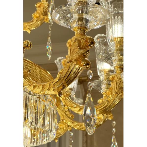 OEM ODM Luxury large contemporary foyer chandeliers With High Grade Crystal (Люксные современные большие фойевые люстры с высококачественным кристаллом)