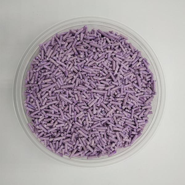 ISO9001 Certified Lavender Cat Litter with Strong Odor Control and High Absorbency