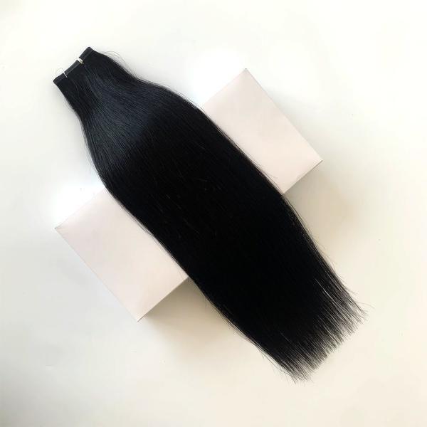 Hair Grade Remy Hair European PU Skin Weft Human Hair Extensions Double Drawn PW-24268