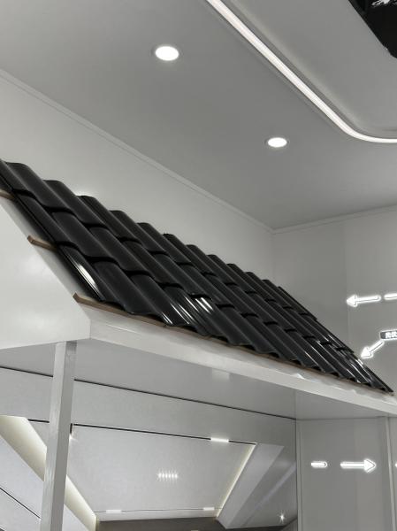Durable Tiles 50W Solar Roof Tiles System Transparent Solar PV Roof Bificial Solar Cell Module Max. Power 50W 685*420*9mm