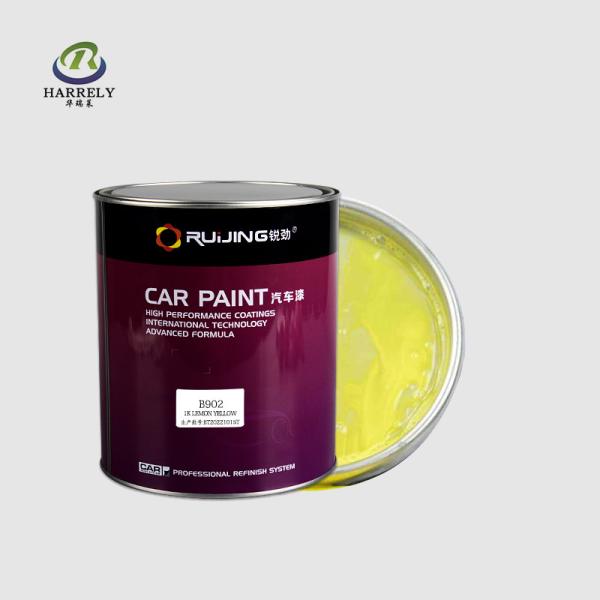 Metallic Lemon Yellow Car Paint For Automotive Refinish Spray 1K