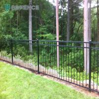 Matte Tubular Steel Fence Modern Look