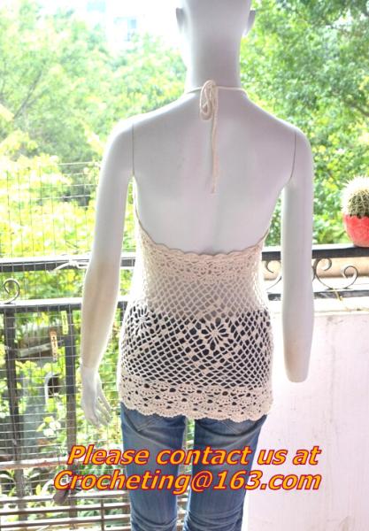 womens crochet tops feminino women hem tassel sexy tanks top croche new desigual knit vest