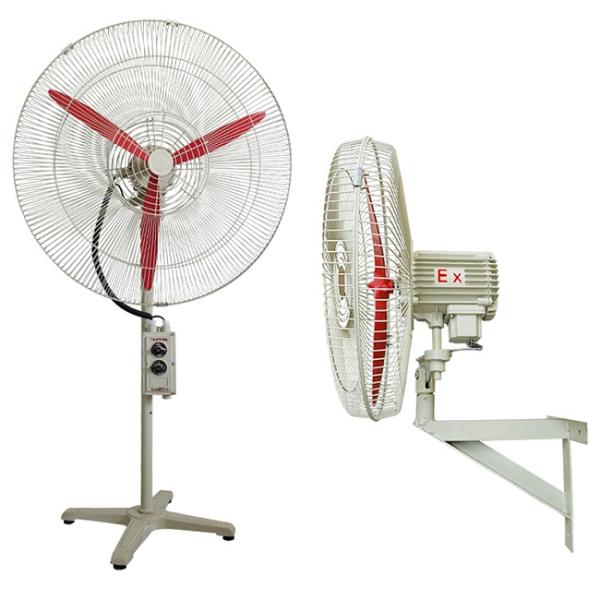 Ventilador de escape resistente al fuego IP54/WF2 con certificación ATEX CNEX