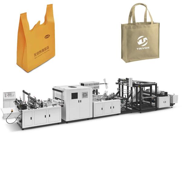 Machine automatique de fabrication de sacs de T-shirts en polypropylène