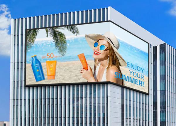 Anti UV P8 Outdoor Led Advertising Board Full Color High Brightness 1920hz