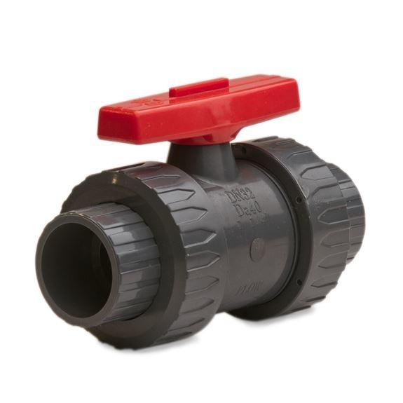 Practical Double True Union Ball Valve Chemical Resistant Nontoxic