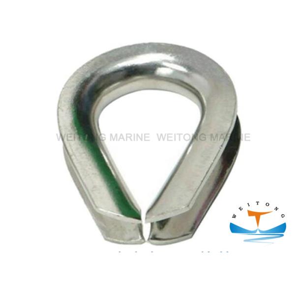 Heavy Duty Rigging Lifting Equipment / Galvanized Wire Rope Thimble