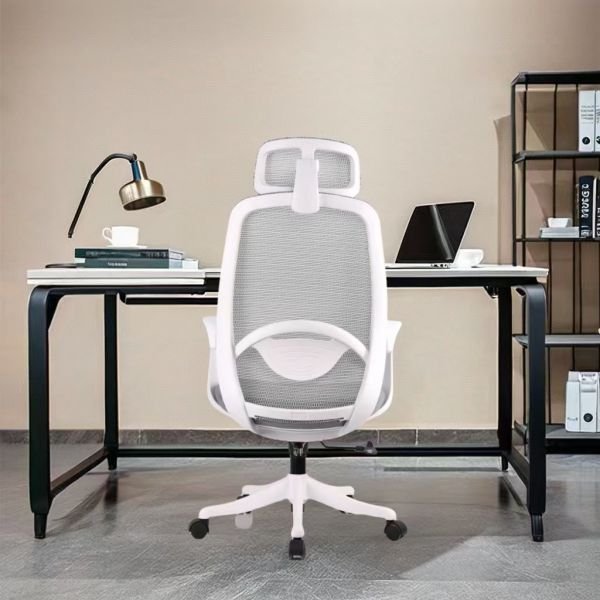 Modern Office Staff Chair High Back Mesh Swivel Ergonomic Chair For Big Person