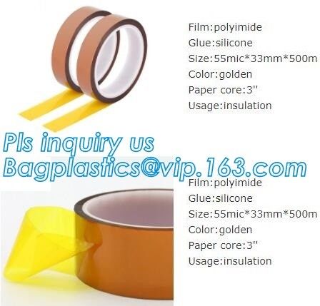 Silicone Pressure Sensitive Adhesive kapton film/polyimide tape Polyester Silicone Painter high-temp resistant silicone