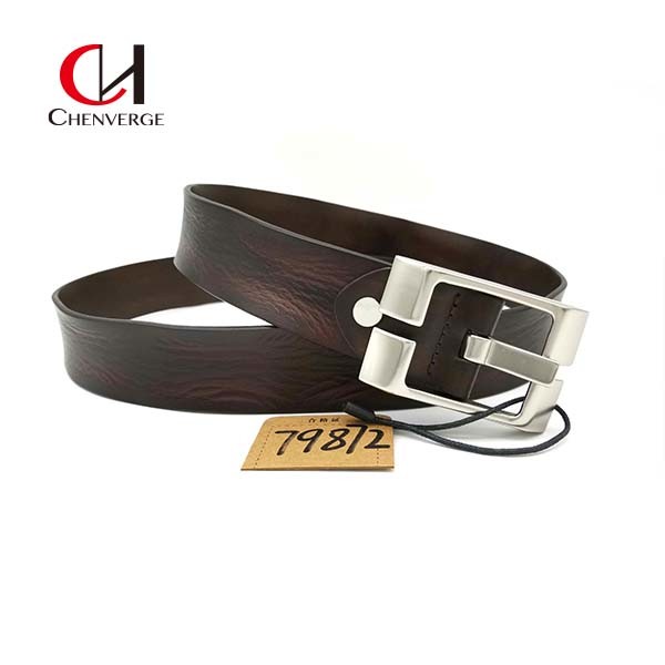 Adult Center Bar Genuine Leather Belt Multipurpose Wear Resistant
