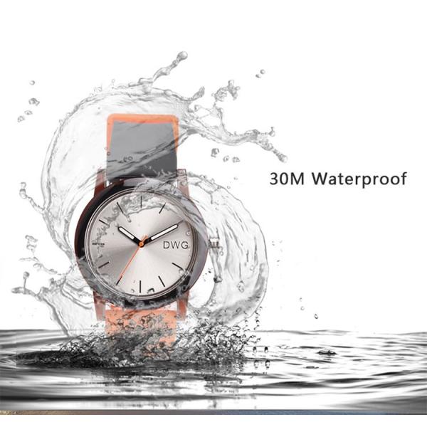 Plastic Case Silicone Strap Watches Women'S Sporting Optimum Performance