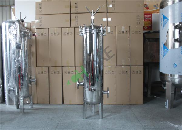 SS304 / SS316 Bag Filter Housing For RO Machine Customized Size