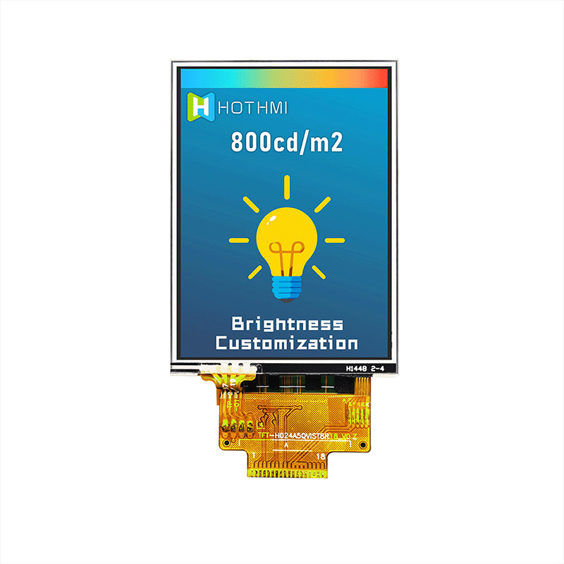 SPI 2,4 сенсорный экран 240x320 солнечного света читаемый TFT дюйма сопротивляющийся