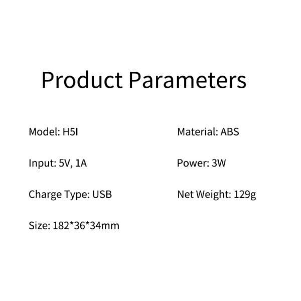 USB Charging 5 Levels 3W Rechargeable Blackhead Remover